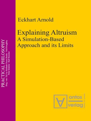 cover image of Explaining Altruism